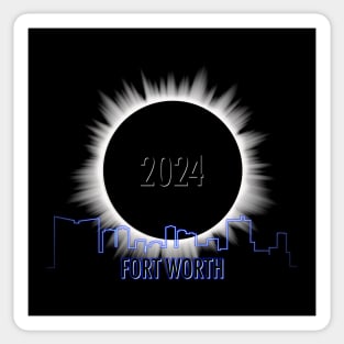 Eclipse 2024 - Fort Worth Sticker